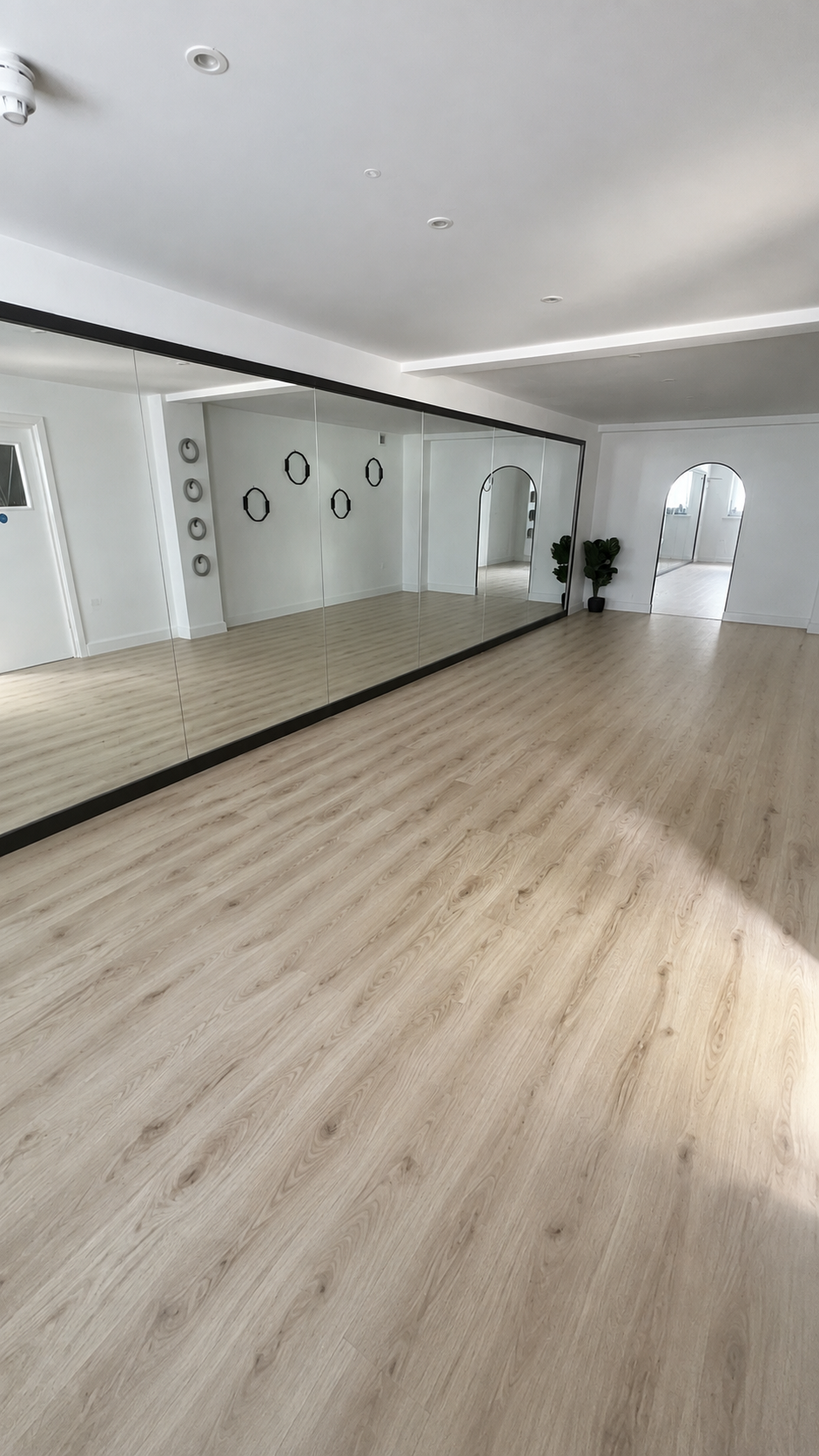 The studio space at Busby's Gym
